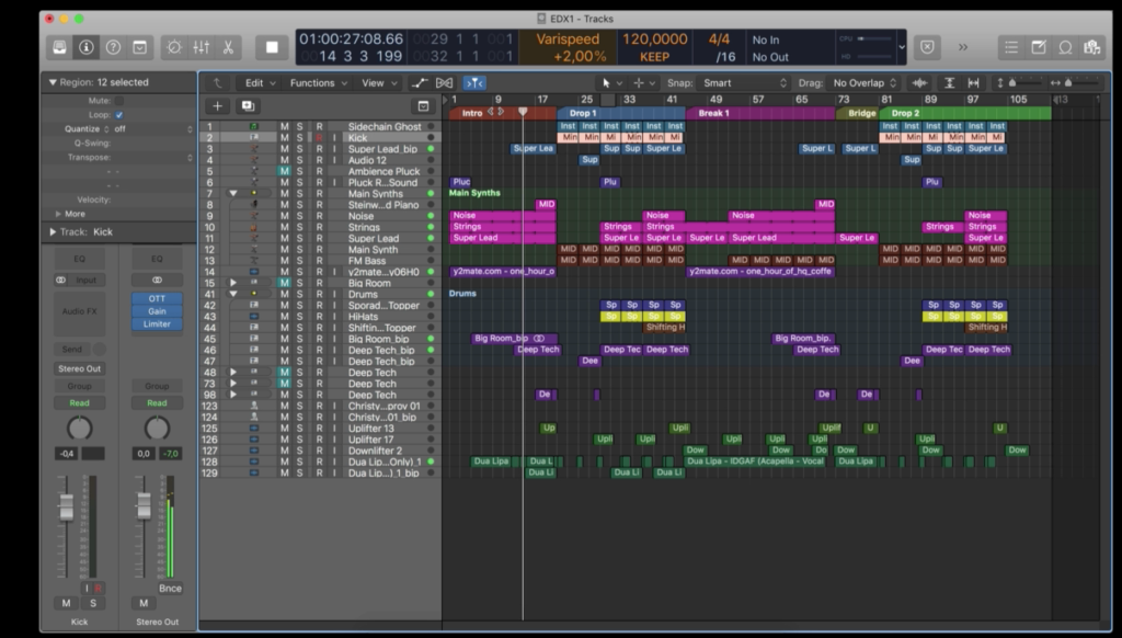 Logic Pro X: EDM Electronic Music Production in Logic Pro X by Udemy 