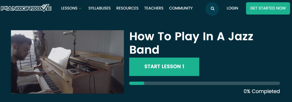 How to Play In a Jazz Band by Piano Groove