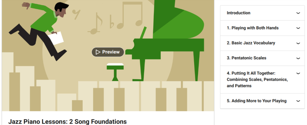 Jazz Piano Lessons 2: Song Foundations