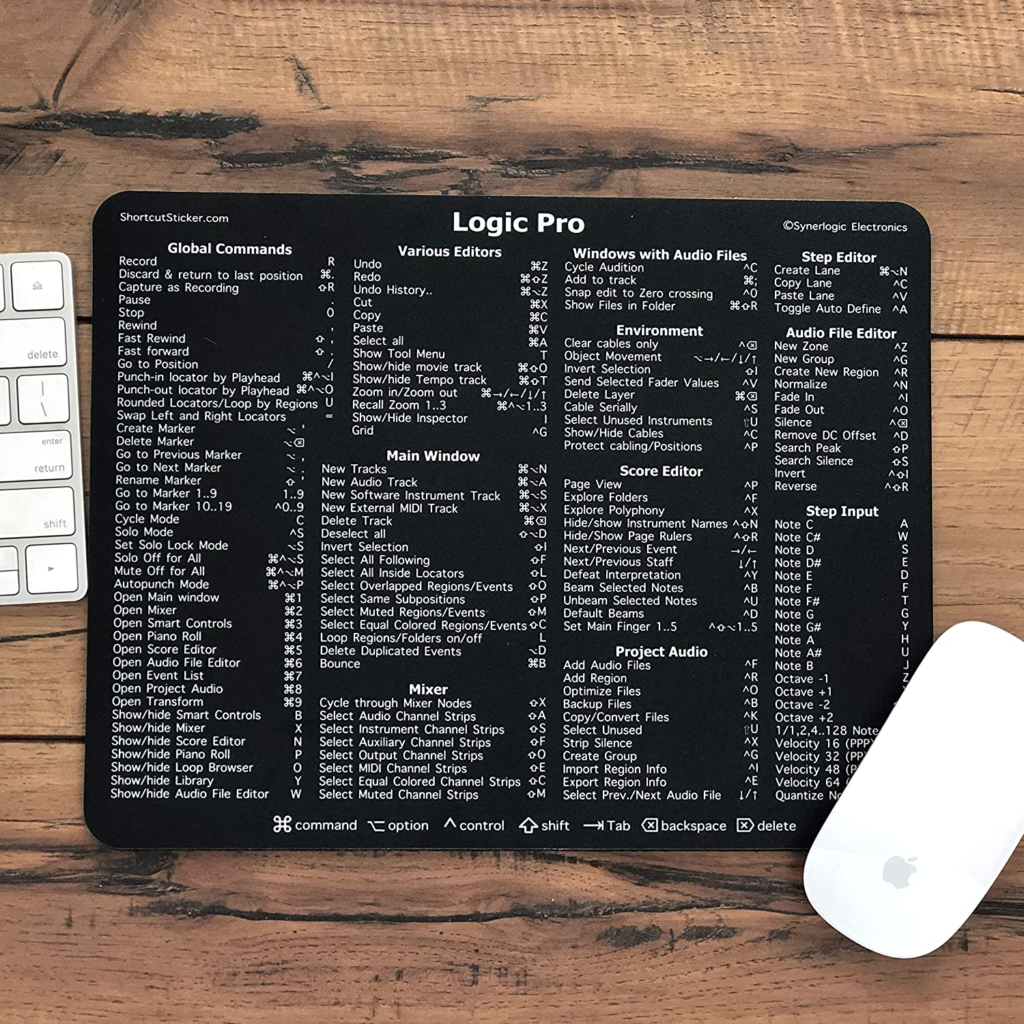 logic pro x shortcuts pdf free download